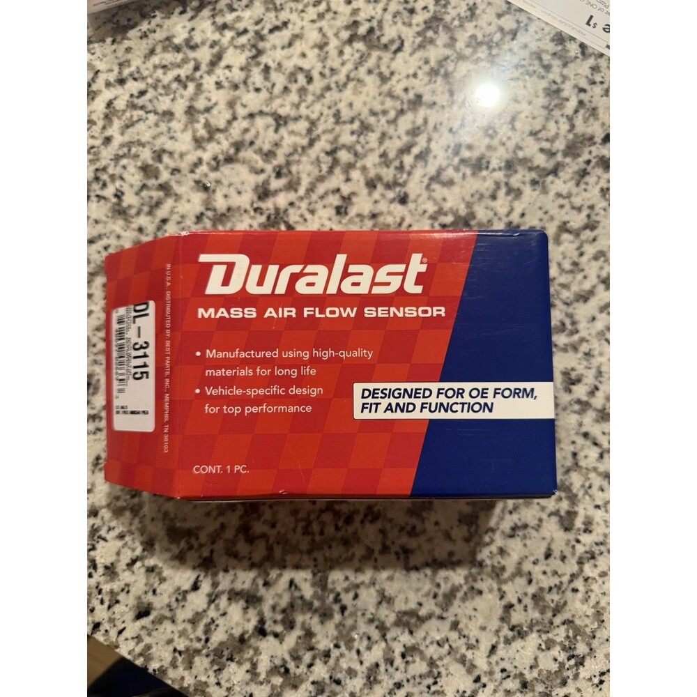 Duralast Mass Air Flow Sensor MAF DL3115 GM READ Description